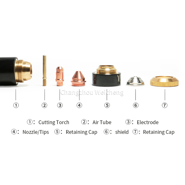 Escudo de plasma consumible YGX100 para corte por plasma, escudo YGX100104 para antorcha YGX100