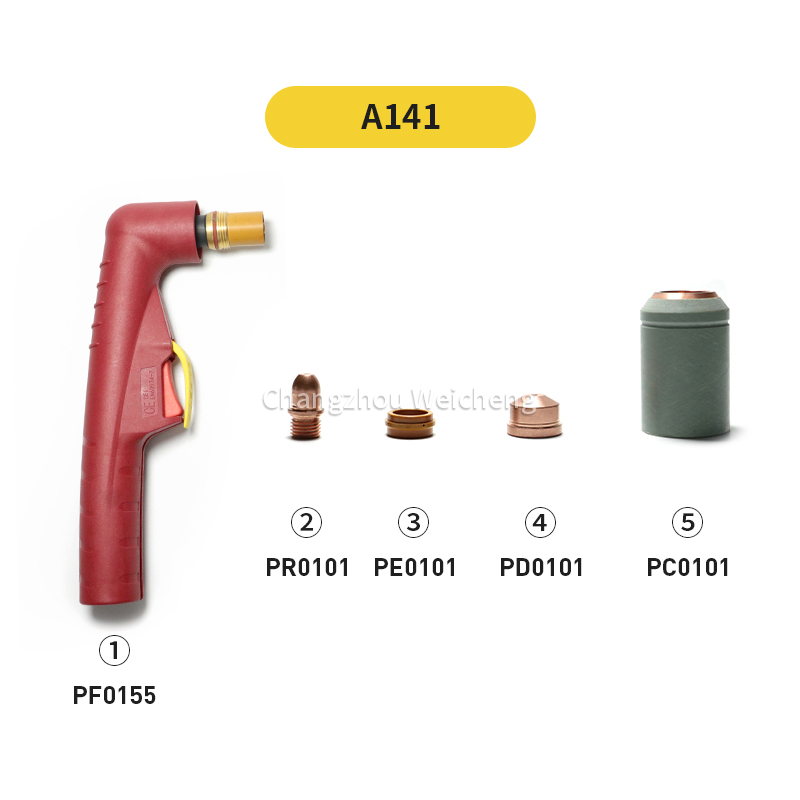  Antorcha manual de plasma consumible para corte por plasma PF0155 para antorcha A141