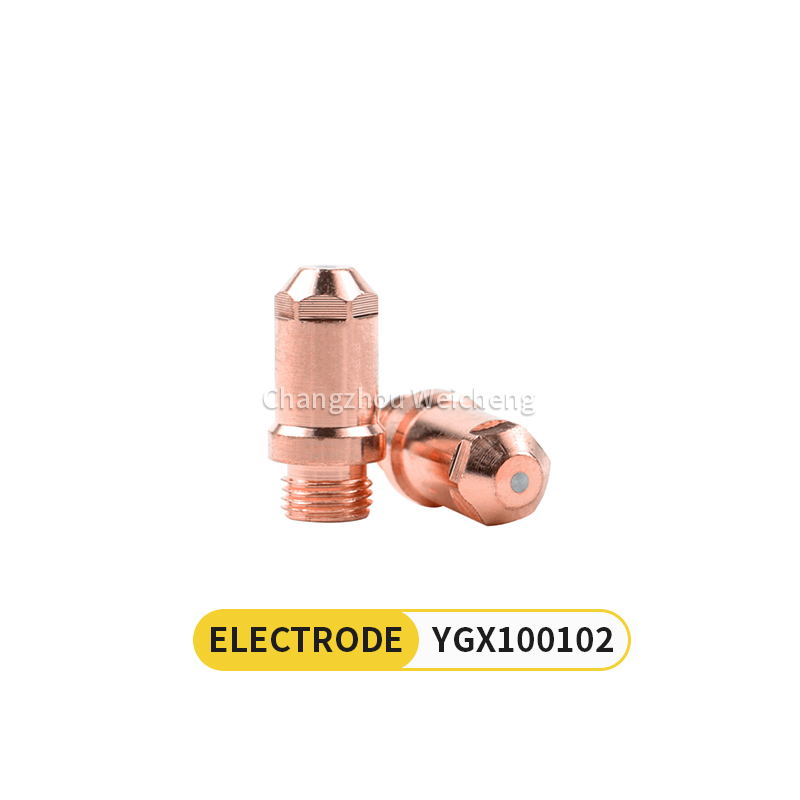 Electrodo de plasma consumible YGX100 para corte por plasma, electrodo YGX100102 para antorcha YGX100