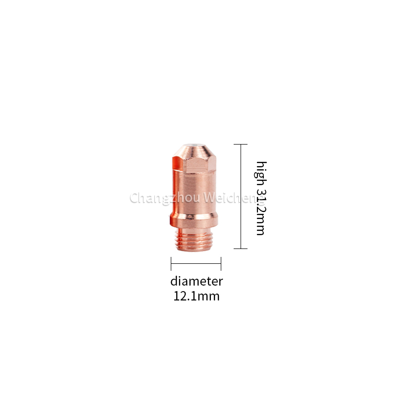 Electrodo consumible YK100102 del plasma del corte del plasma para la antorcha YK100H