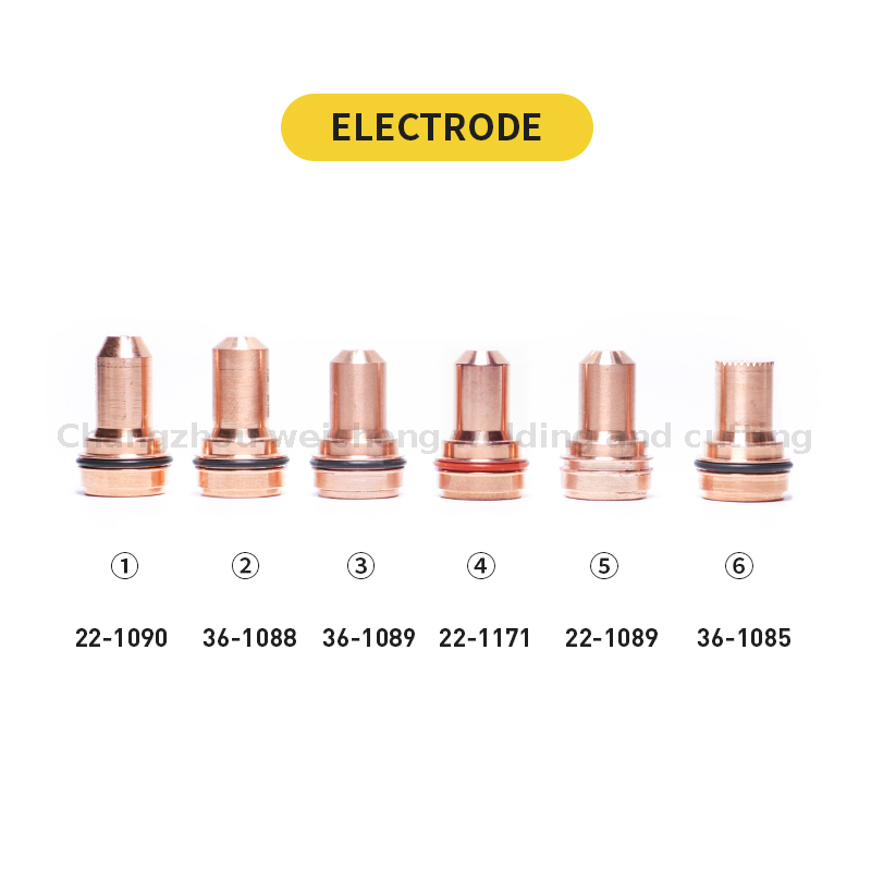 Electrodo consumible de corte por plasma 22-1171 para antorcha de plasma