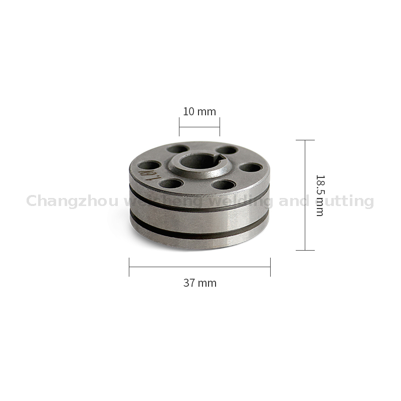 Rueda de alimentación de alambre de soldadura láser, alambre con núcleo fundente de 1,2mm V Lnurl para alimentador de alambre para soldador MIG