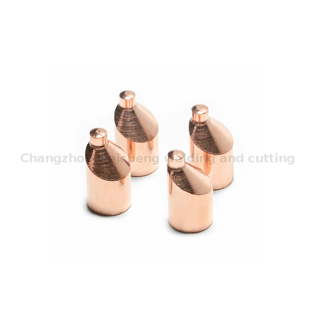 Material rápido 13*24m m del electrodo de soldadura por resistencia de la extremidad del casquillo del electrodo de la entrega